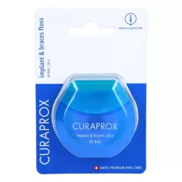 CURAPROX DF 845 Distributeur de fil dentaire avec partie pelucheuse, 50 pces