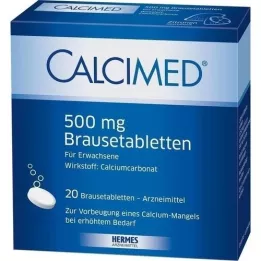 CALCIMED 500 mg comprimés effervescents, 20 pcs