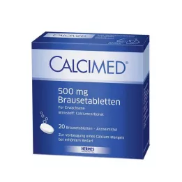 CALCIMED 500 mg comprimés effervescents, 20 pcs