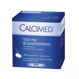 CALCIMED 500 mg Comprimés effervescents, 40 pièces