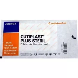 CUTIPLAST Pansement Plus stérile 7,8x15 cm, 1 pc