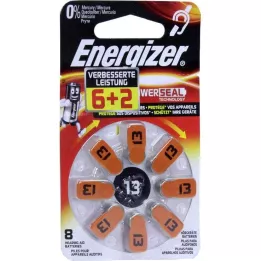 ENERGIZER Pile auditive 13, 8 pièces