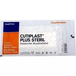 CUTIPLAST Pansement Plus stérile 10x19,8 cm, 1 pc