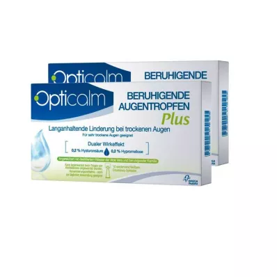 Gouttes oculaires apaisantes Opticalm Plus en dose unique, 20X0,5 ml Gouttes oculaires apaisantes Opticalm Plus en dose unique, 20X0,5 ml