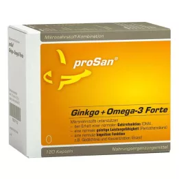 PROSAN Ginkgo+Omega-3 Forte gélules, 120 gélules