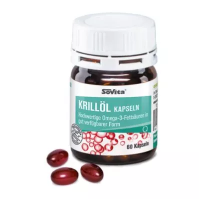 SOVITA Gélules dhuile de krill, 60 gélules