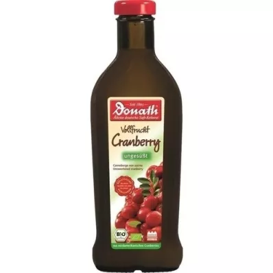 DONATH Fruit complet cranberry non sucré bio, 500 ml