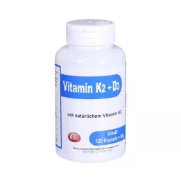 VITAMIN Capsules K2+D3 Berco, 120 pc
