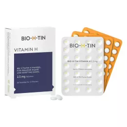 BIO-H-TIN Vitamine H 2,5 mg pour 12 semaines comprimés, 84 pc