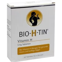 BIO-H-TIN Vitamine H 5 mg pour 4 mois comprimés, 60 pc