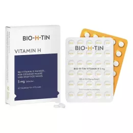 BIO-H-TIN Vitamine H 5 mg pour 4 mois comprimés, 60 pc