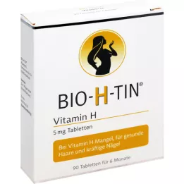 BIO-H-TIN Vitamine H 5 mg pour 6 mois comprimés, 90 pc