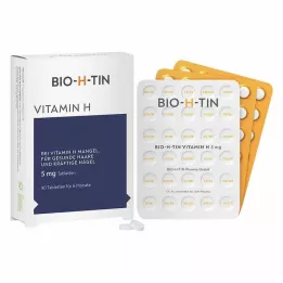 BIO-H-TIN Vitamine H 5 mg pour 6 mois comprimés, 90 pc
