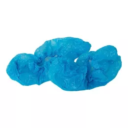 EINMAL ÜBERSCHUHE Plastique bleu, 10 pcs
