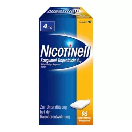 NICOTINELL Gomme à mâcher Fruits Tropicaux 4 mg, 96 pces
