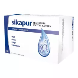 SIKAPUR Gélules softgel dacide silicique avec biotine, 90 gélules