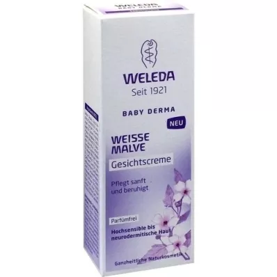 WELEDA Crème pour le visage à la mauve blanche, 50 ml