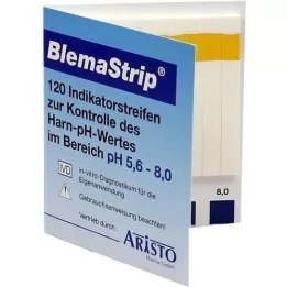 BLEMASTRIP Bandelettes de test pH 5,6-8,0, 120 pces
