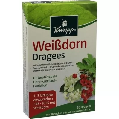 KNEIPP Dragées à laubépine, 90 pces