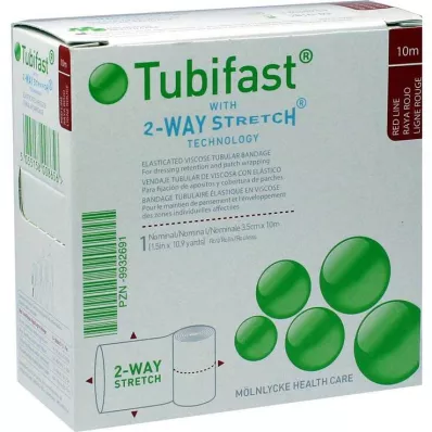 TUBIFAST 2-Way Stretch 3,5 cmx10 m rouge, 1 pc