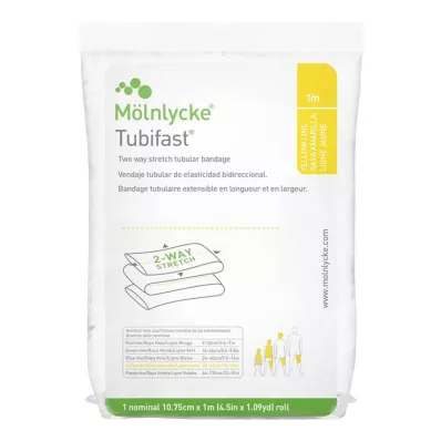 Raccord de tuyau jaune Tubifast 2-Way-Stretch 10,75 cm x 1 m, 1 pièce Raccord de tuyau jaune Tubifast 2-Way-Stretch 10,75 cm x 1 m, 1 pièce