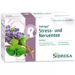 SIDROGA Tisane pour le stress et les nerfs, sachets filtres, 20X2.0 g
