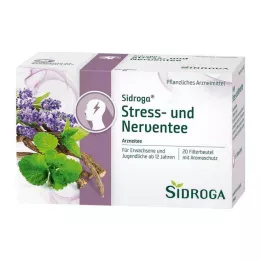 SIDROGA Tisane pour le stress et les nerfs, sachets filtres, 20X2.0 g