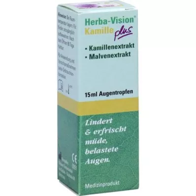 HERBA-VISION Gouttes oculaires Camomille plus, 15 ml