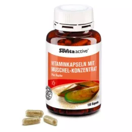 SOVITA ACTIVE Gélules de vitamines avec concentré de coquillages, 180 gélules