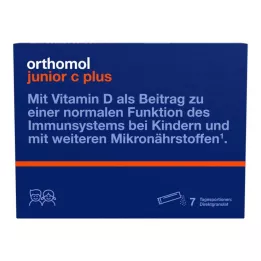 ORTHOMOL Junior C plus granulés, 7 pièces