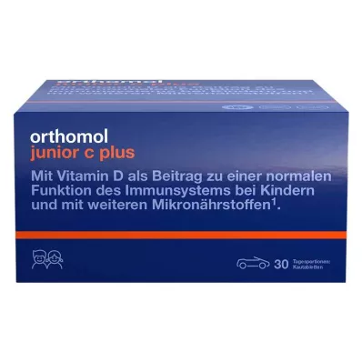 Orthomol Junior C plus comprimés à croquer mandarine, 30 pc Orthomol Junior C plus comprimés à croquer mandarine, 30 pc