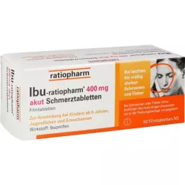 IBU-RATIOPHARM 400 mg analgésique aigu, 50 comprimés pelliculés