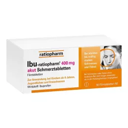 IBU-RATIOPHARM 400 mg analgésique aigu, 50 comprimés pelliculés