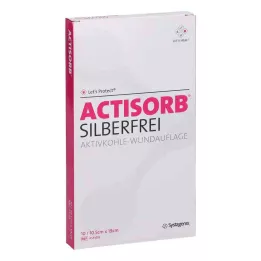 ACTISORB SILBERFREI 10,5x19 cm Charbon actif, 10 pces