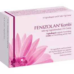 FENIZOLAN Kombi 600 mg ovule vaginal+2% crème, 1 P