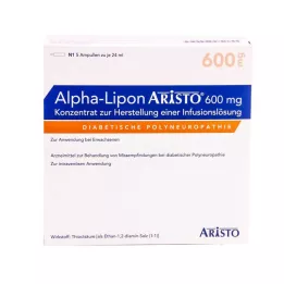 ALPHA LIPON Aristo 600 mg Concentré pour perfusion, 5X24 ml