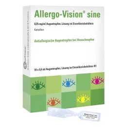 ALLERGO-VISION sine 0,25 mg/ml AT en récipient unidose, 10X0.4 ml