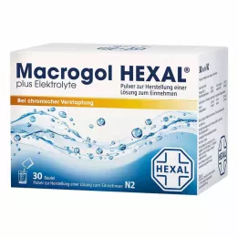MACROGOL HEXAL plus Electrolytes Plv.à H.E.L.z.E., 30 pces