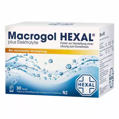 Macrogol HEXAL plus poudre délectrolytes, 30 pc Macrogol HEXAL plus poudre délectrolytes, 30 pc