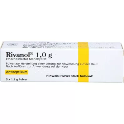 RIVANOL 1,0 g de poudre, 5 pces