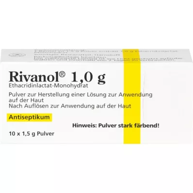 RIVANOL 1,0 g de poudre, 10 pces