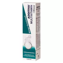 ADDITIVA Comprimés effervescents Multivit + Minéral Mangue R, 20 comprimés