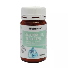 SOVITA CARE Comprimés de Calcium+D3, 100 pc