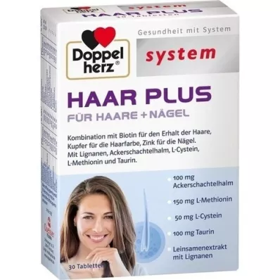 DOPPELHERZ Comprimés Haar Plus system, 30 pc