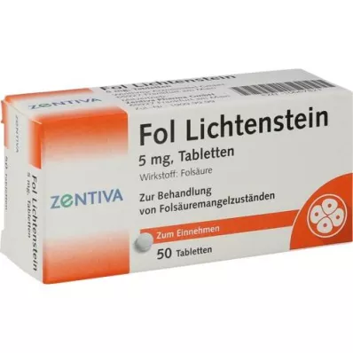 FOL Lichtenstein 5 mg comprimés, 50 pc