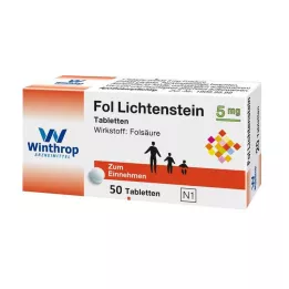 FOL Lichtenstein 5 mg comprimés, 50 pc