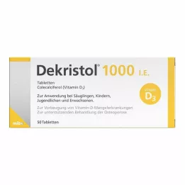 DEKRISTOL Comprimés de 1.000 U.I., 50 pièces