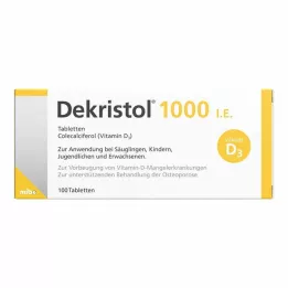 DEKRISTOL Comprimés de 1.000 U.I., 100 unités