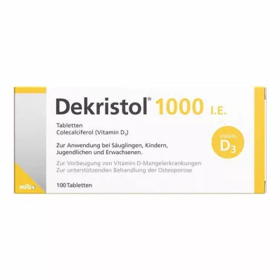 Dekristol 1 000 UI comprimés, 100 pc Dekristol 1 000 UI comprimés, 100 pc