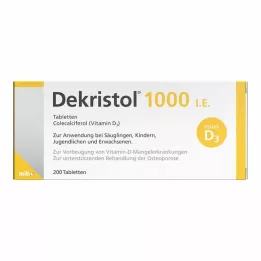 DEKRISTOL Comprimés de 1.000 U.I., 200 pièces